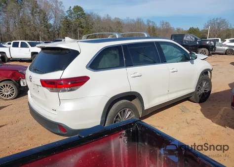 2019 Toyota Highlander Xle from USA, damaged, VIN 5TDKZRFH0KS356528